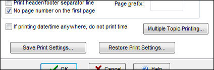 save print settings for notes